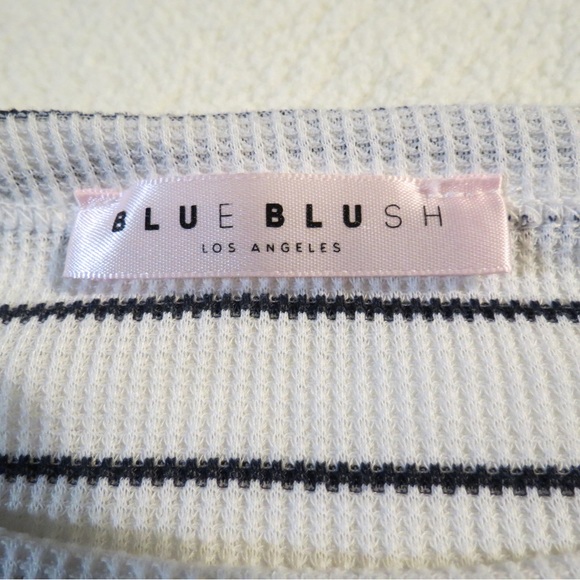 Blue Blush Two Piece Pajama Set - Picture 3 of 6